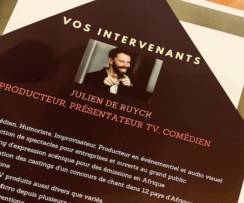 Formation prise de parole spitch Julien De Ruyck